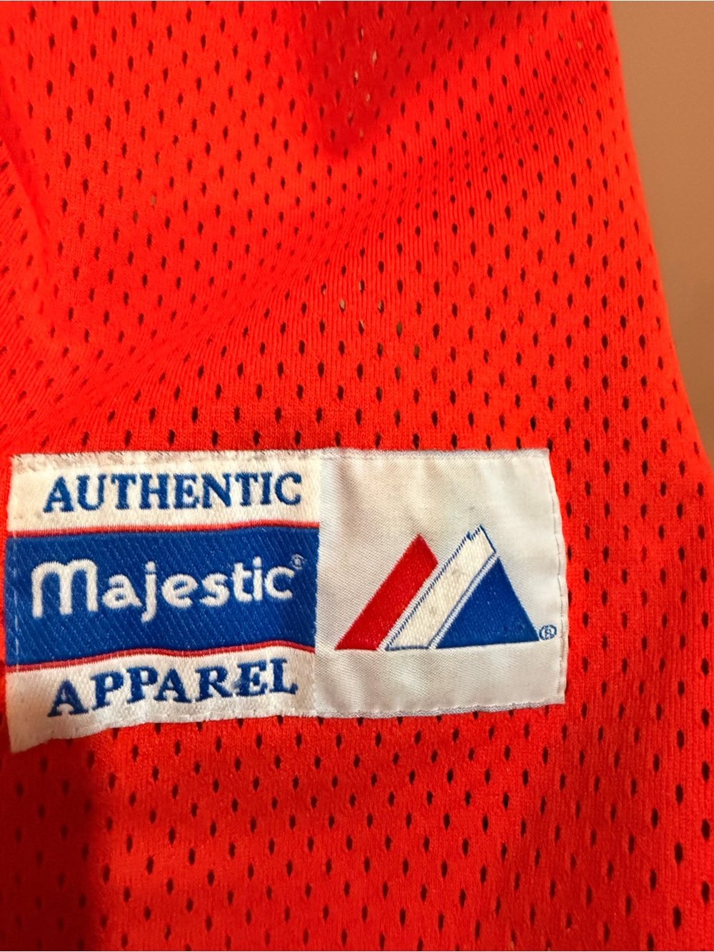 Majestic Vintage Orange Miami Hurricanes Button-Up Jersey - Picture 4 of 4